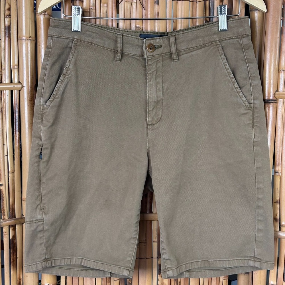 DU/ER‎ Duer Men's Chino Stretch Shorts Khaki Brown Size 31 Outdoors Utility